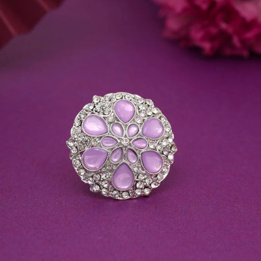 Rhinestone Statement Ring