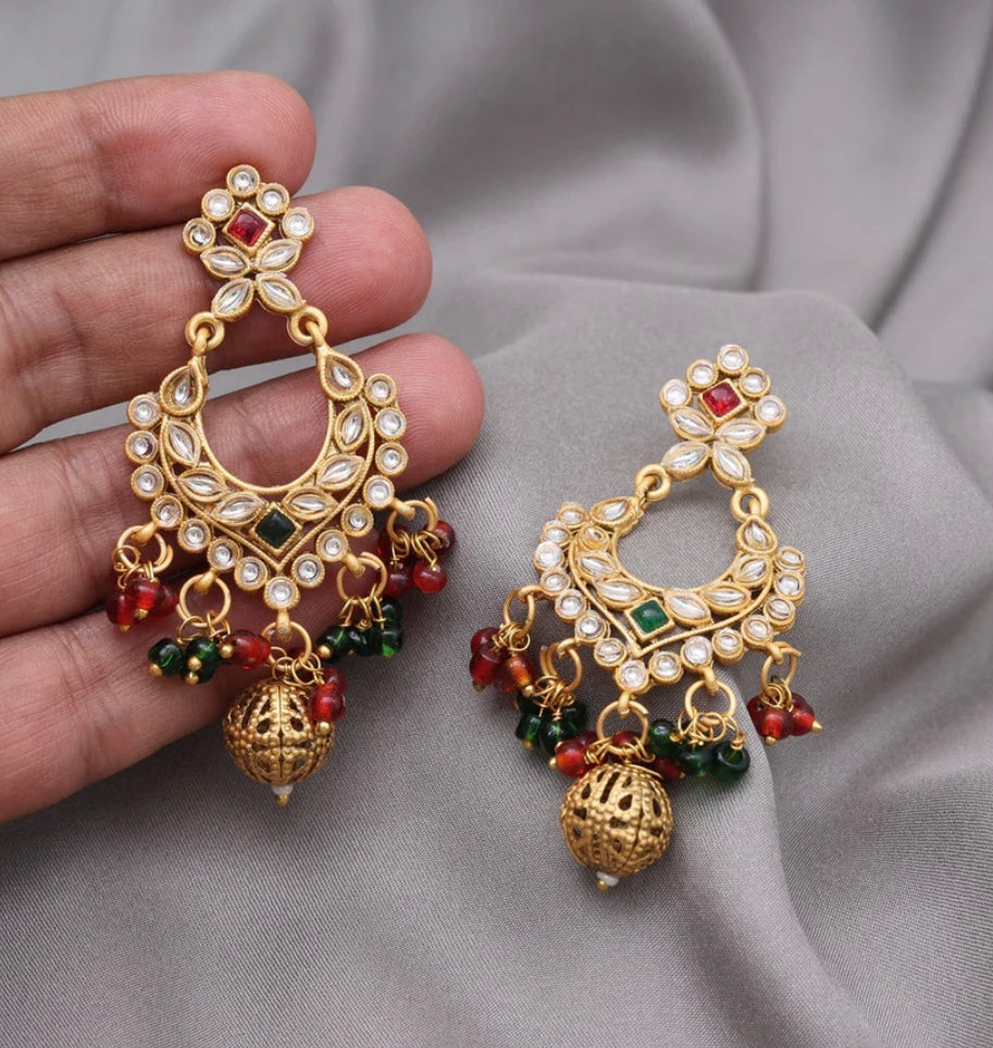 Fashion Rajwadi Drop Earrings