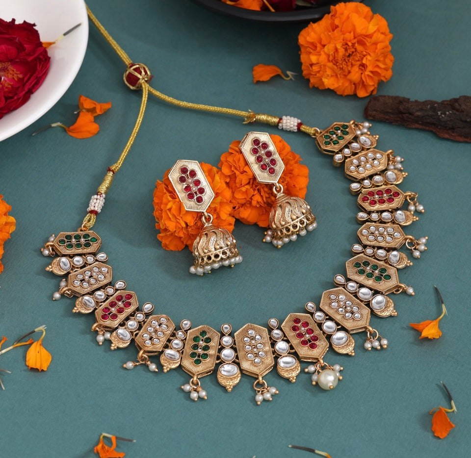Fashion Rajwadi Necklace Set