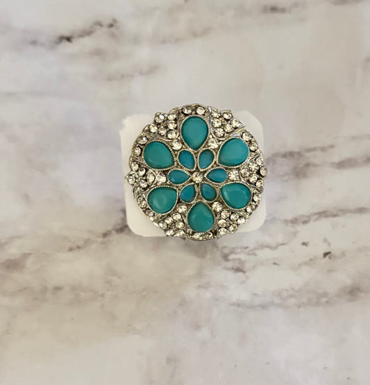 Rhinestone Statement Ring