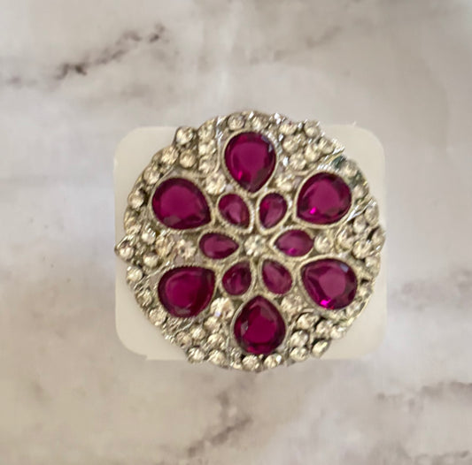Rhinestone Statement Ring