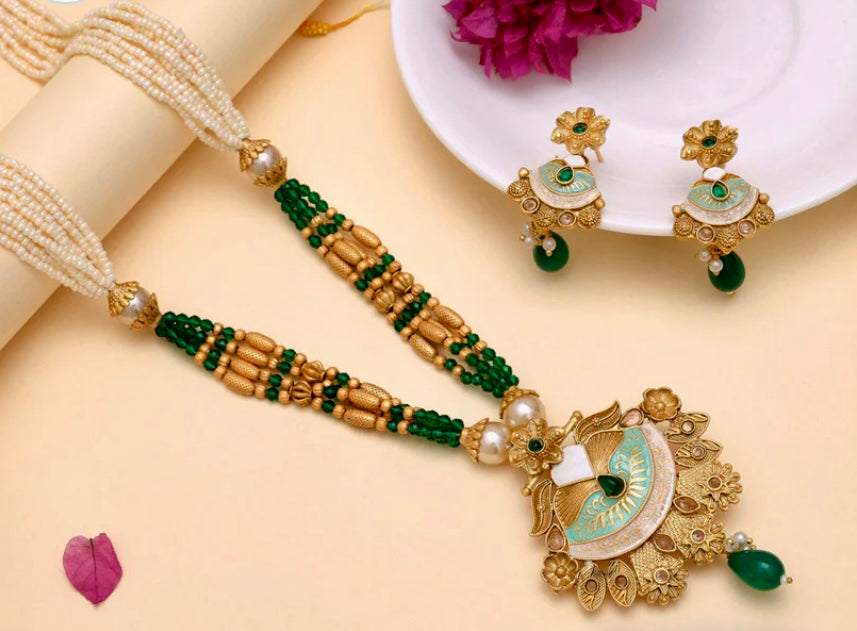 Fashion Rajwadi Necklace Set
