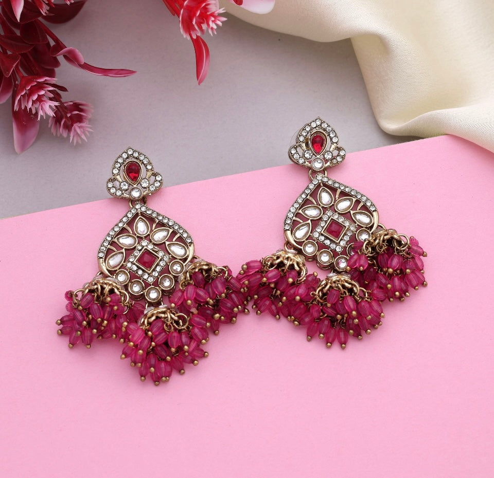Gorgeous Drop Jhumka Earrings
