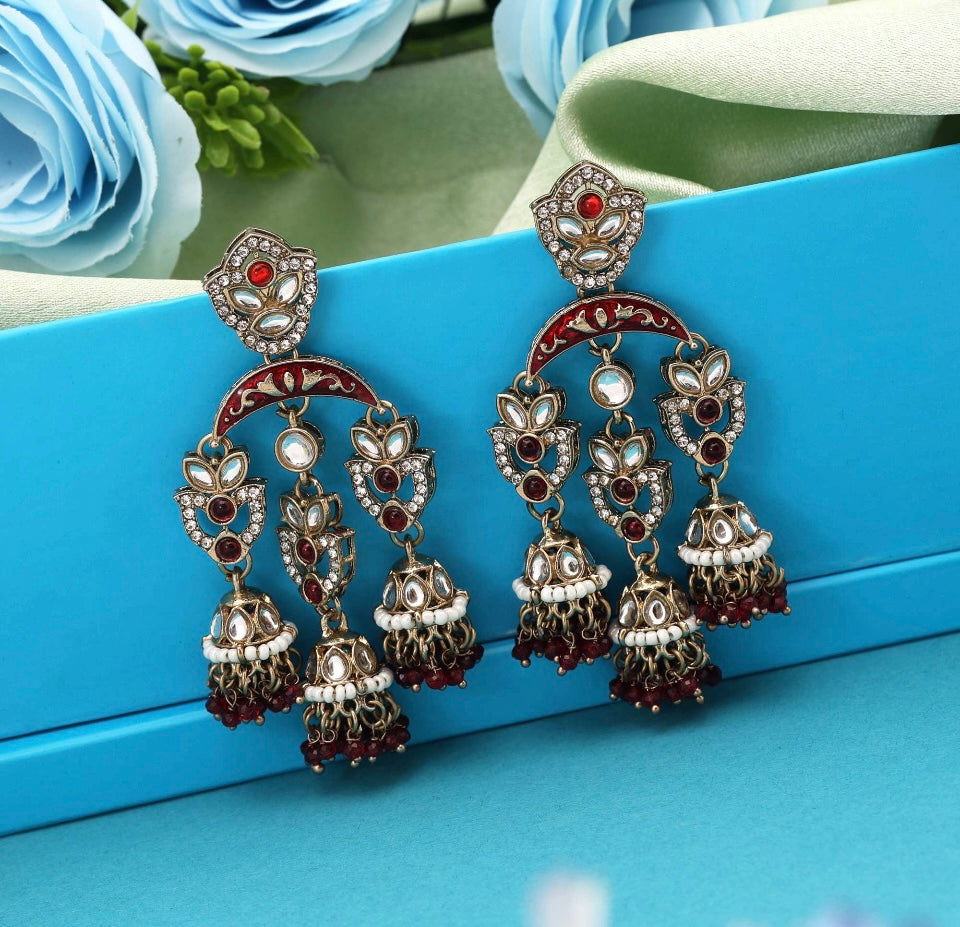 Gorgeous Drop Jhumka Earrings