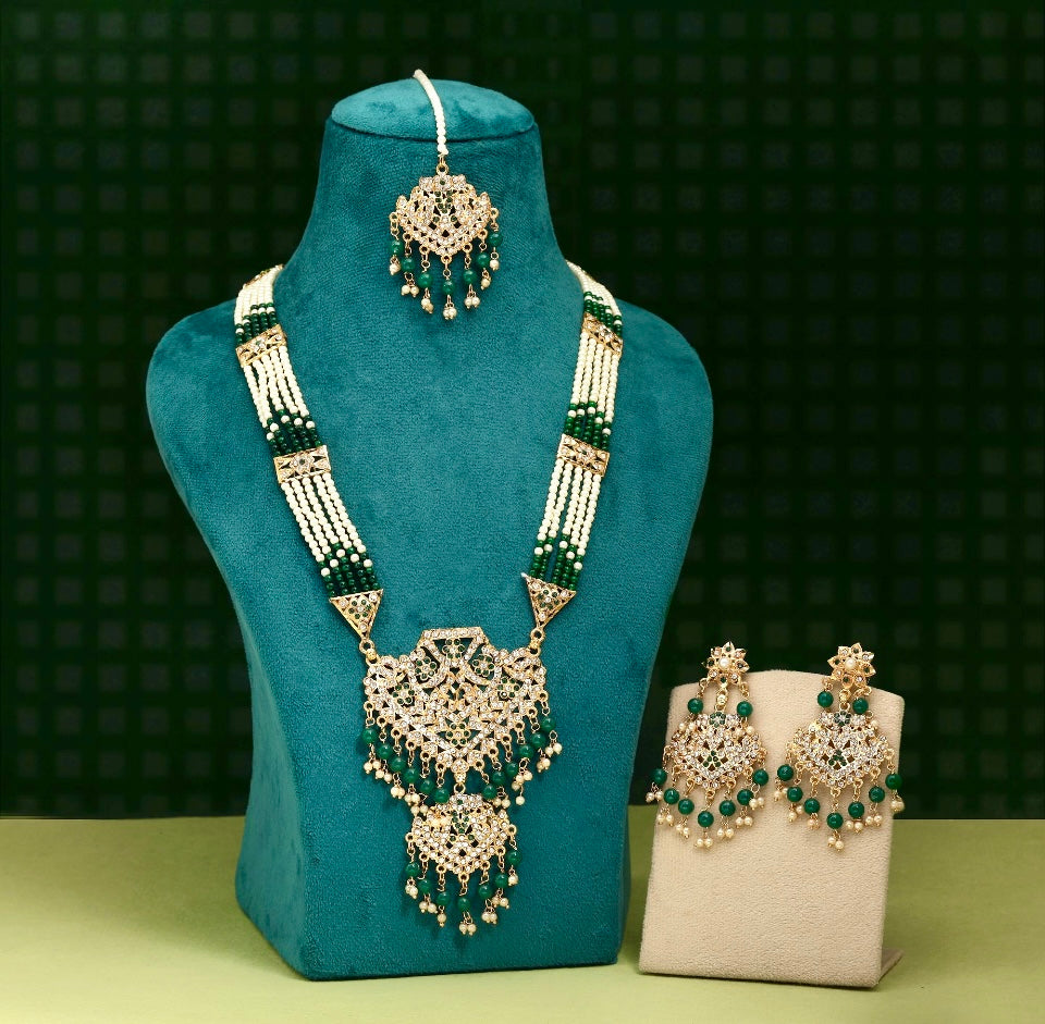Beautiful Rajputi Ranihaar Long Mala Set