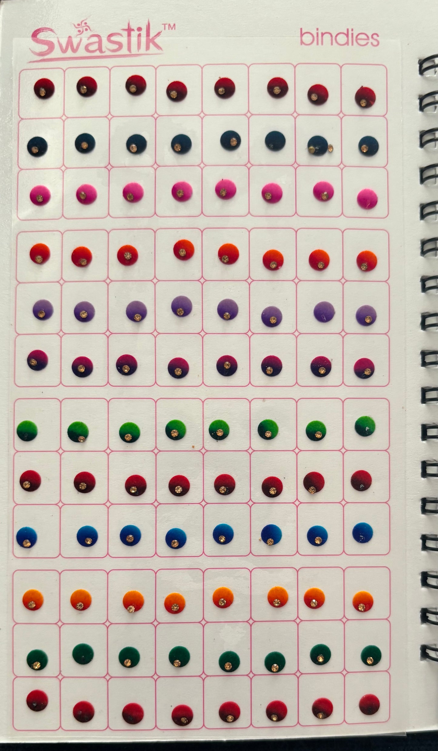 Gorgeous Velvet Bindis with Rhinestones