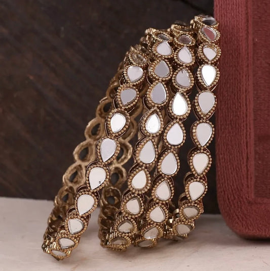 Gorgeous Mirror Bangle Set