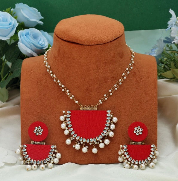 Beautiful Wooden Handcrafted Necklace Set