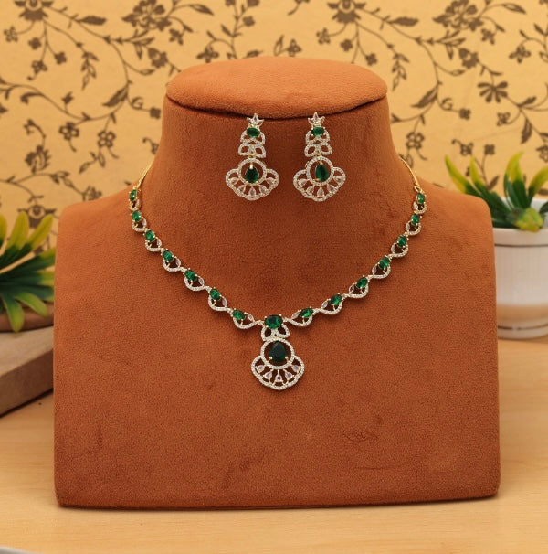 Beautiful Cubic Zirconia Necklace Set
