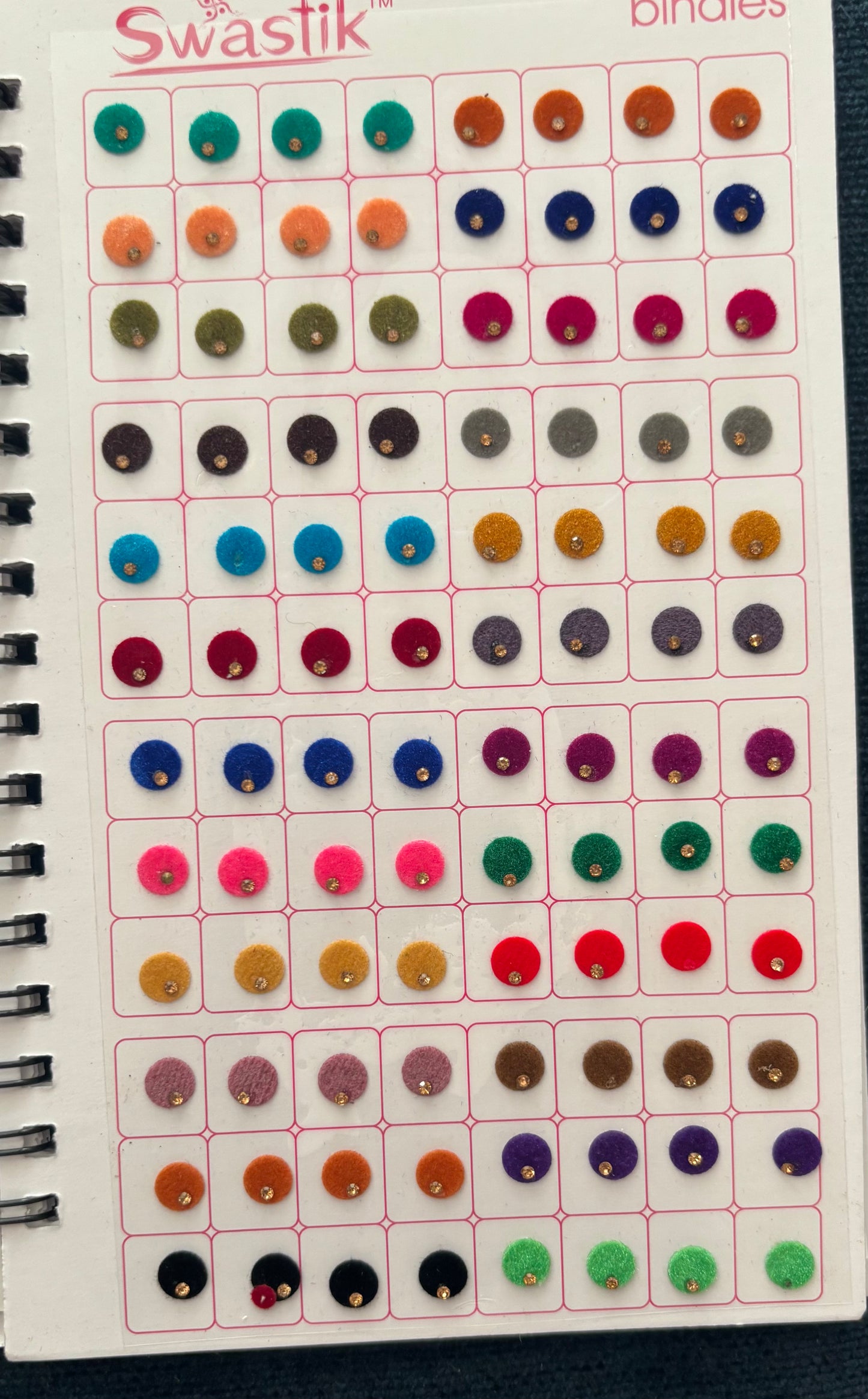 Gorgeous Velvet Bindis with Rhinestones
