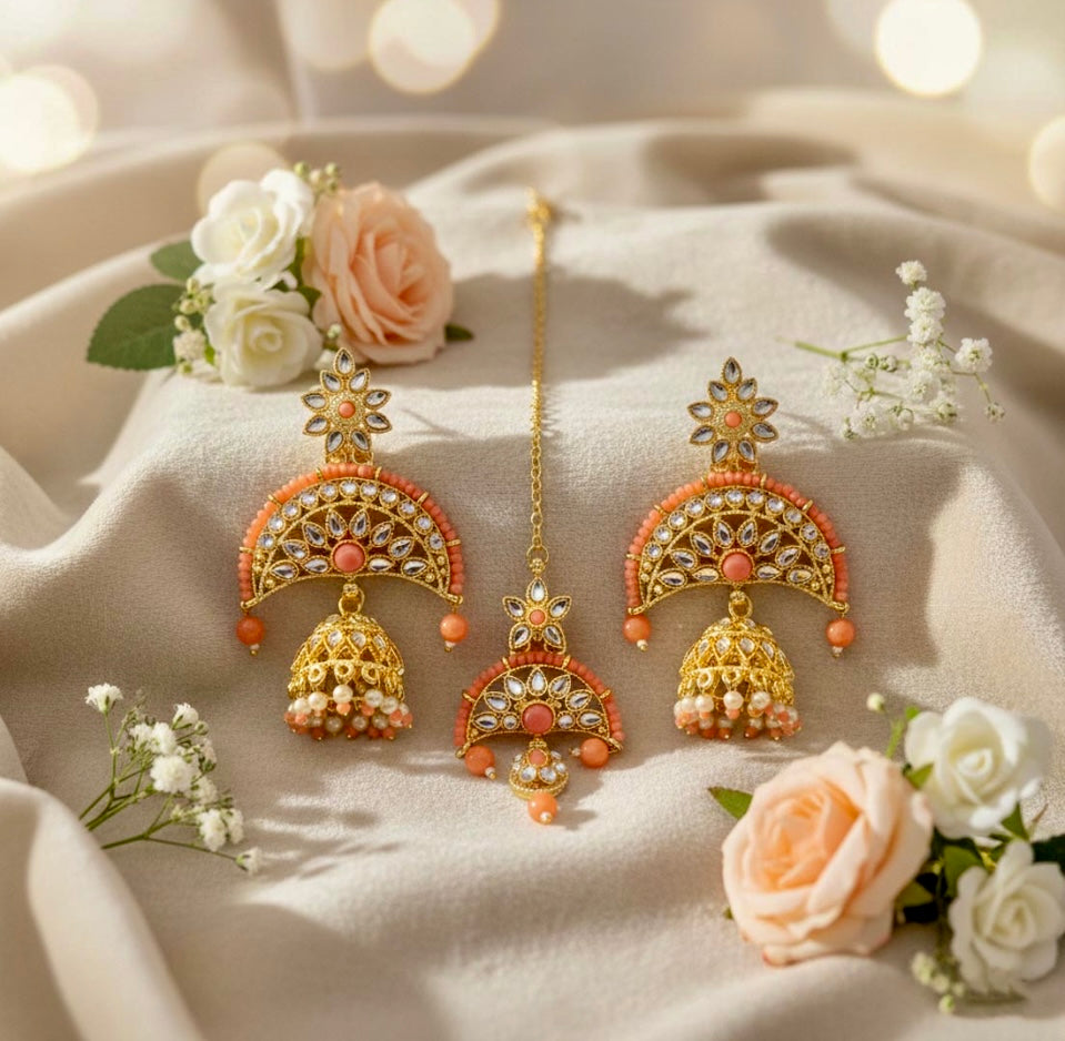 Fashion Maang Tikka Set