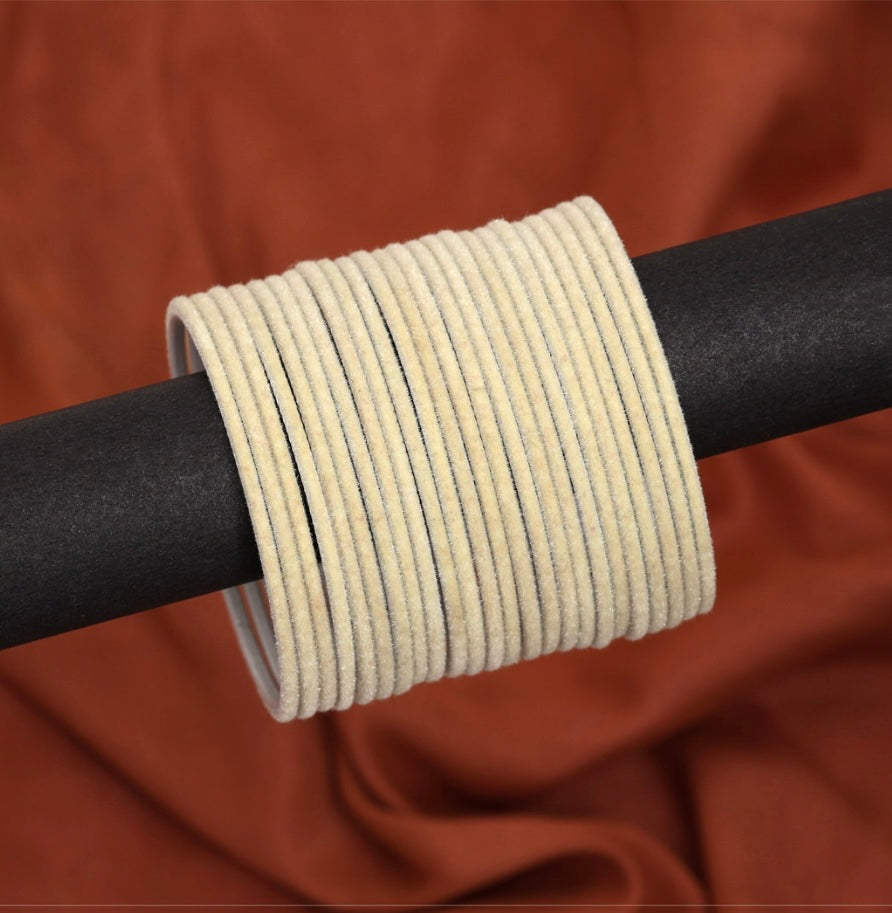Fashion Velvet Bangle Set