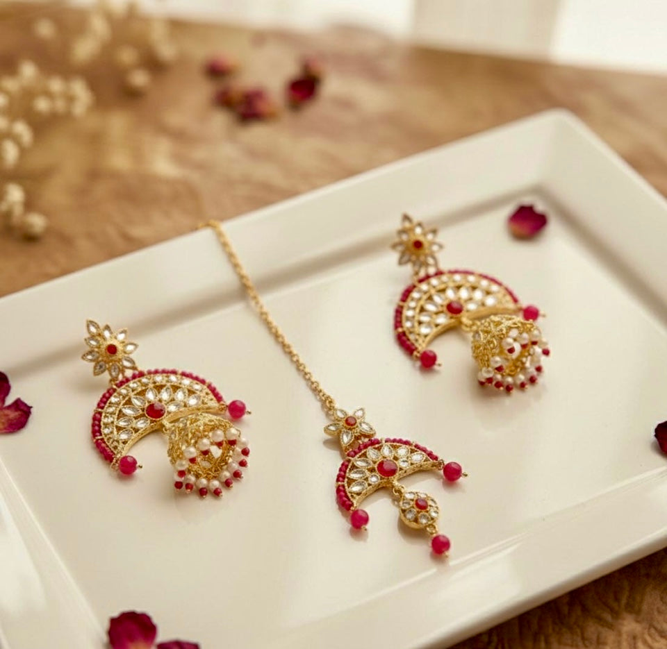 Fashion Maang Tikka Set