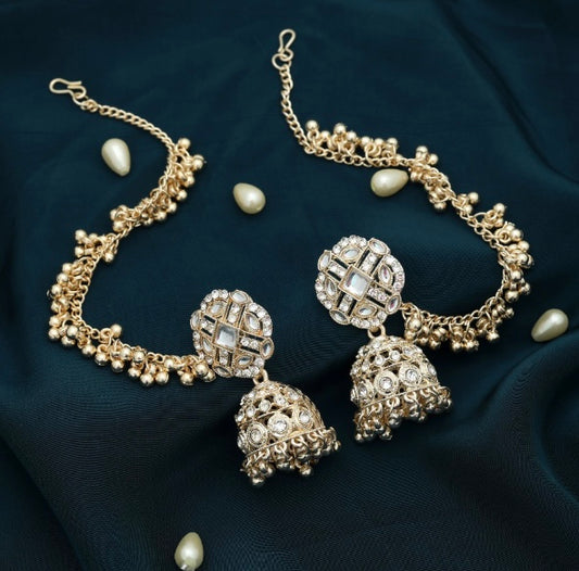 Fashion Kashmiri Jhumka with Chain
