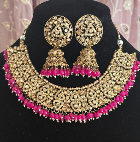Gorgeous Rhinestone Necklace Set