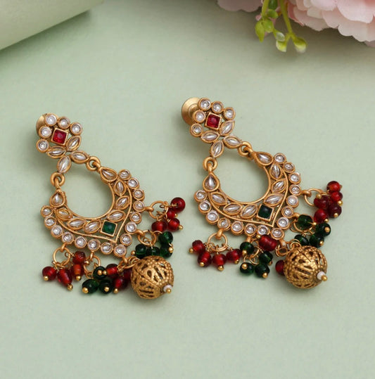 Fashion Rajwadi Drop Earrings
